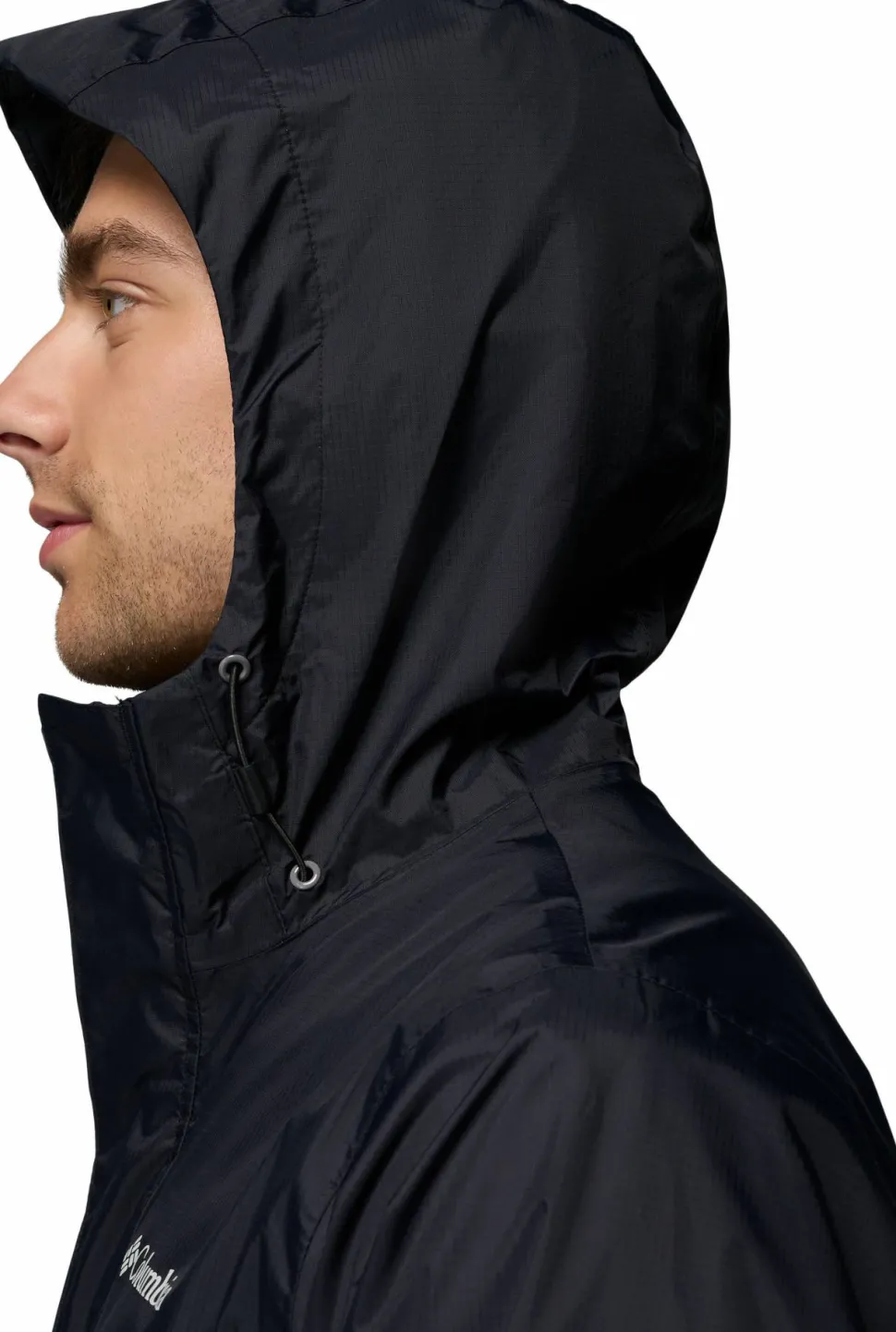 Columbia Men's Pouring Adventure III Jacket Black, City Grey