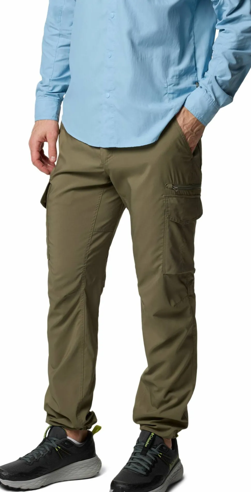 Columbia Men's Skien Valley Cargo Pant Stone Green