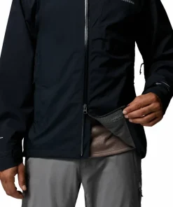 Columbia Men's Trailborne 2.5L Packable Waterproof Jacket Black