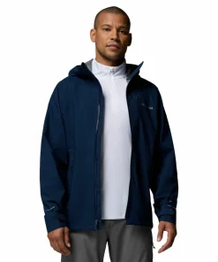 Columbia Men's Trailborne 2.5L Packable Waterproof Jacket Collegiate Navy