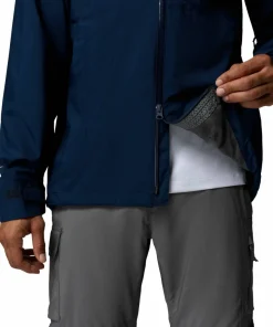 Columbia Men's Trailborne 2.5L Packable Waterproof Jacket Collegiate Navy