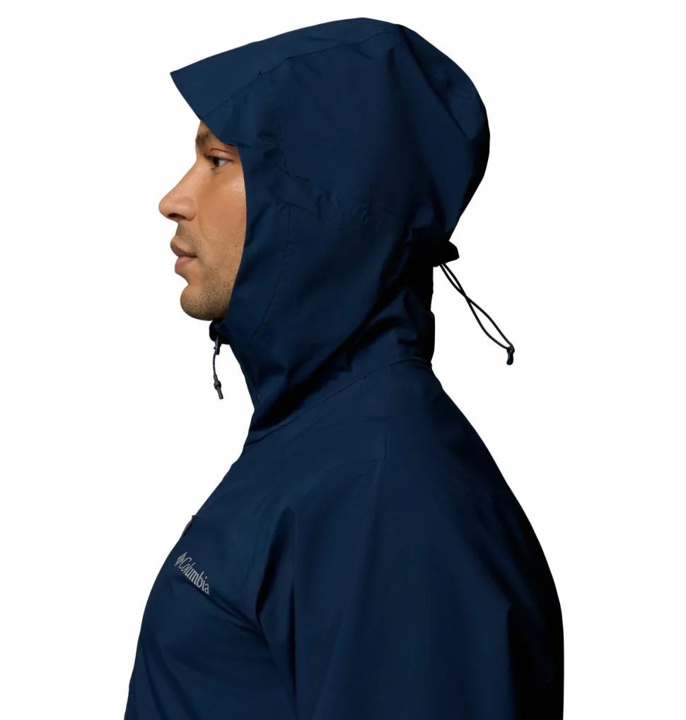 Columbia Men's Trailborne 2.5L Packable Waterproof Jacket Collegiate Navy