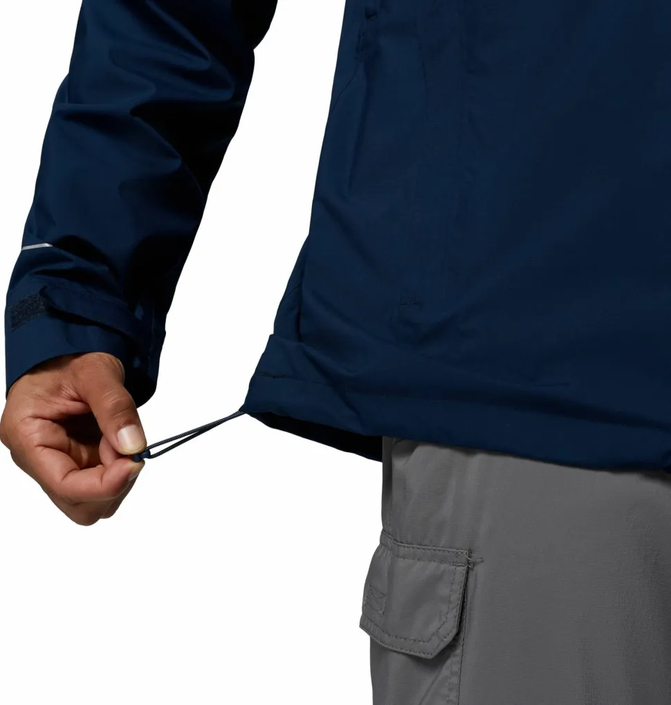 Columbia Men's Trailborne 2.5L Packable Waterproof Jacket Collegiate Navy
