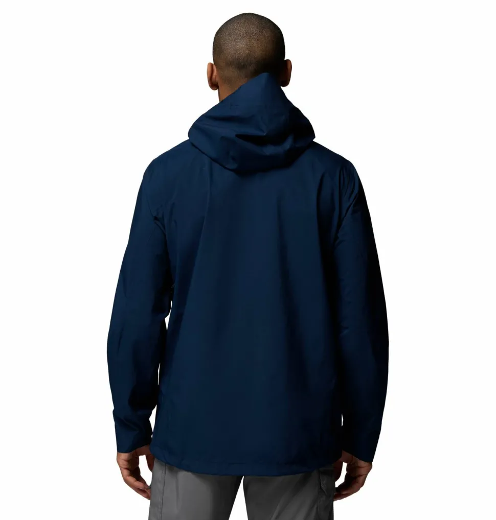 Columbia Men's Trailborne 2.5L Packable Waterproof Jacket Collegiate Navy
