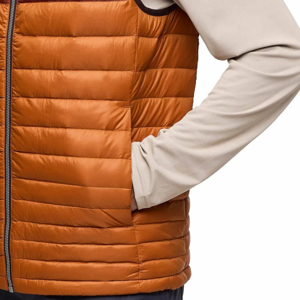 Cotopaxi Men's Fuego Down Vest Coffee And Sienna