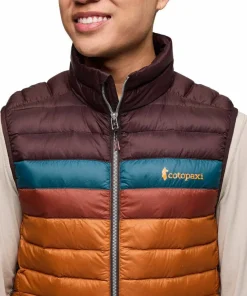 Cotopaxi Men's Fuego Down Vest Coffee And Sienna