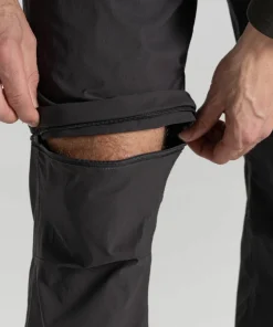 Craghoppers Men's Nosilife Pro Convertible Trouser III Black Pepper