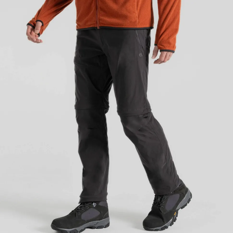 Craghoppers Men's Nosilife Pro Convertible Trouser III Black Pepper