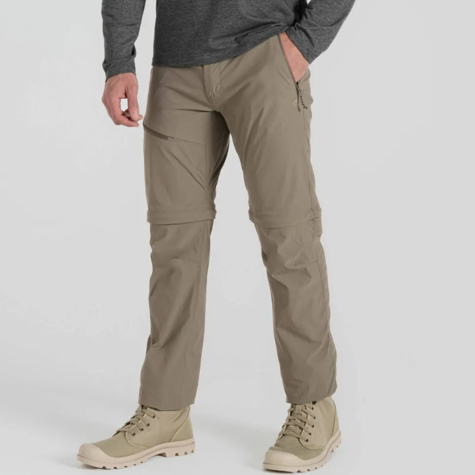Craghoppers Men's Nosilife Pro Convertible Trouser III Pebble