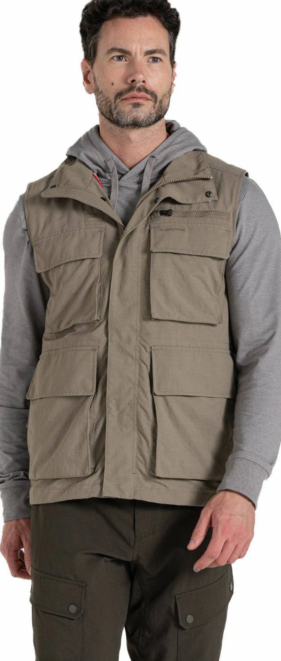 Craghoppers Men's NosiLife Adventure Gilet IV Pebble