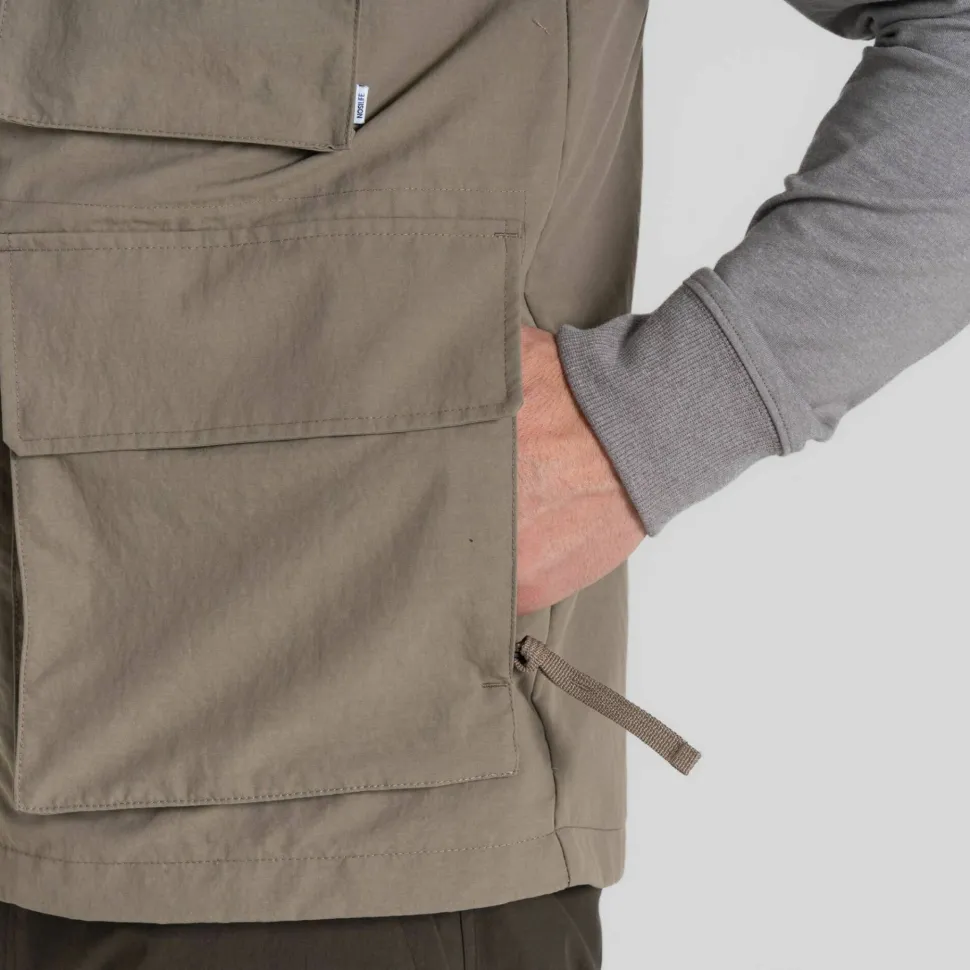 Craghoppers Men's NosiLife Adventure Gilet IV Pebble