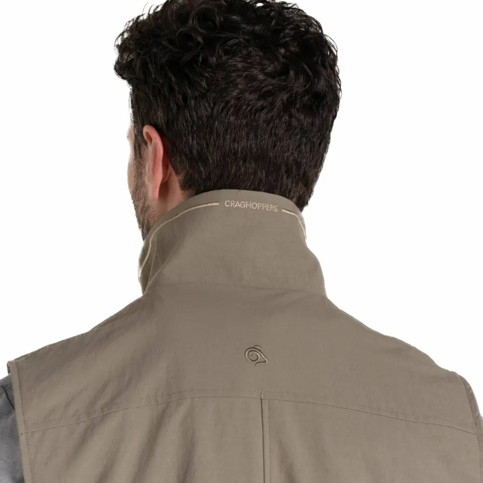 Craghoppers Men's NosiLife Adventure Gilet IV Pebble