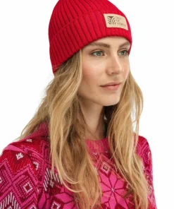 Dale of Norway Alvøy Hat Norweigan Wool Allium Raspberry