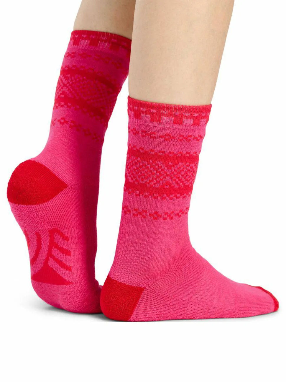 Dale of Norway Cortina Sock Pink/Red