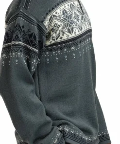 Dale of Norway Men's Blyfjell Knit Sweater Steel/Offwhite/Navy