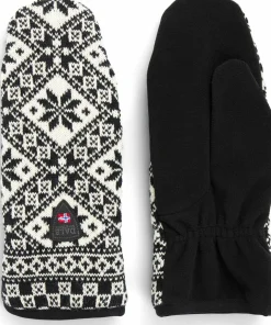 Dale of Norway Unisex Bjorøy Polar Mittens Black/Offwhite