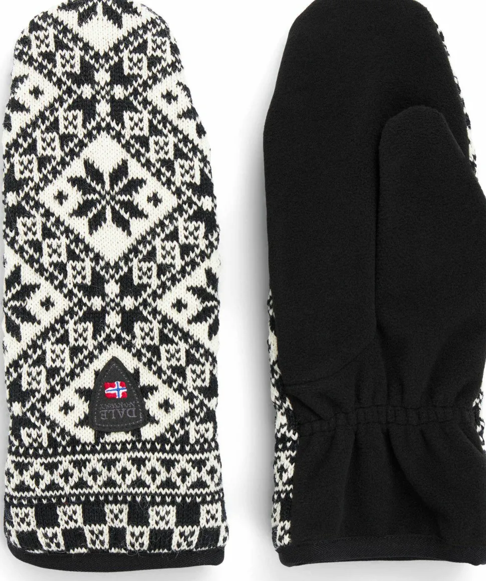 Dale of Norway Unisex Bjorøy Polar Mittens Black/Offwhite
