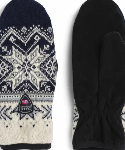 Dale of Norway Vail Polar Mittens Offwhite/Marine/Midnight Navy