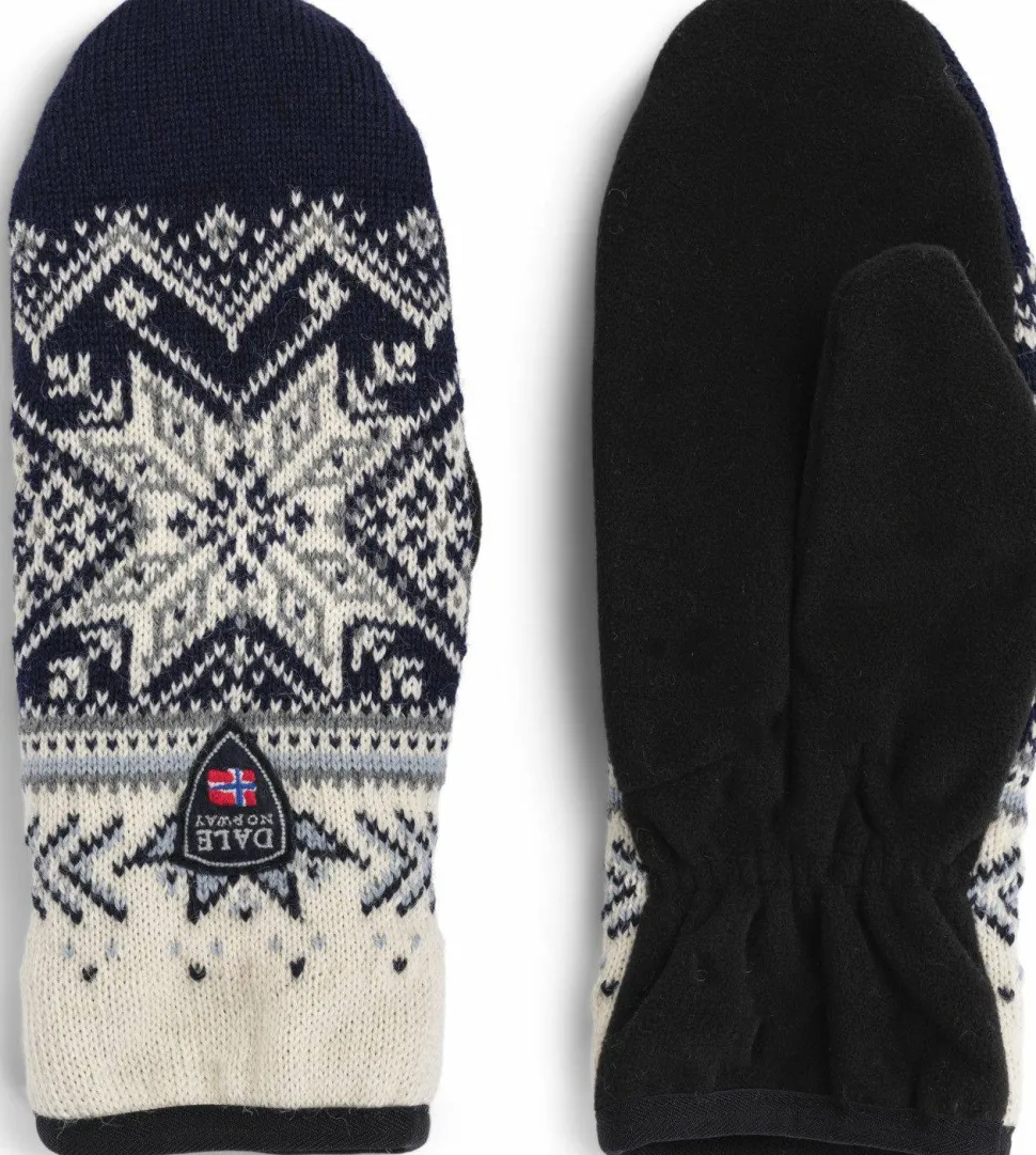 Dale of Norway Vail Polar Mittens Offwhite/Marine/Midnight Navy