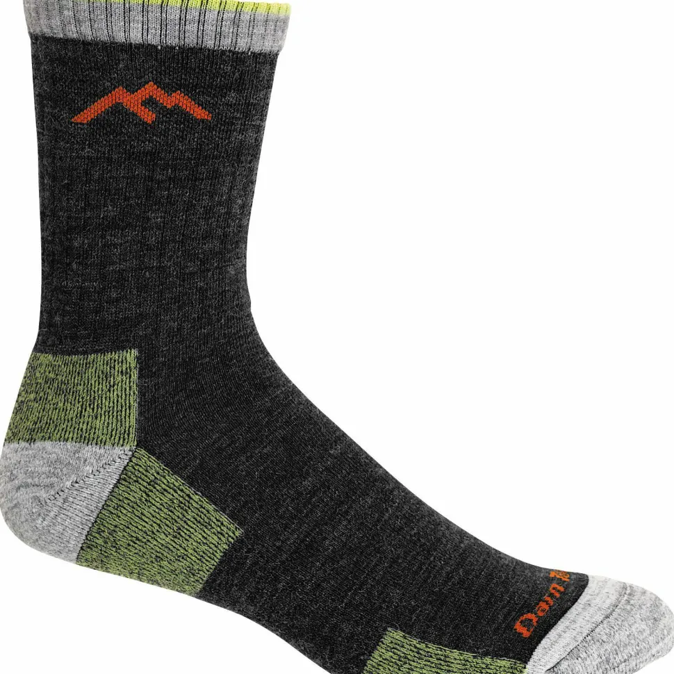 Darn Tough Men's Hiker Micro Crew Sock Cushion Lime