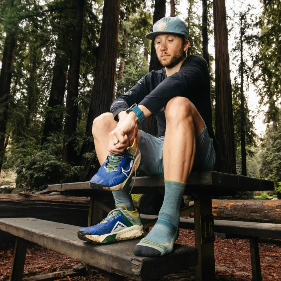 Darn Tough Men's Light Hiker Micro Crew Light Cushion Seafoam