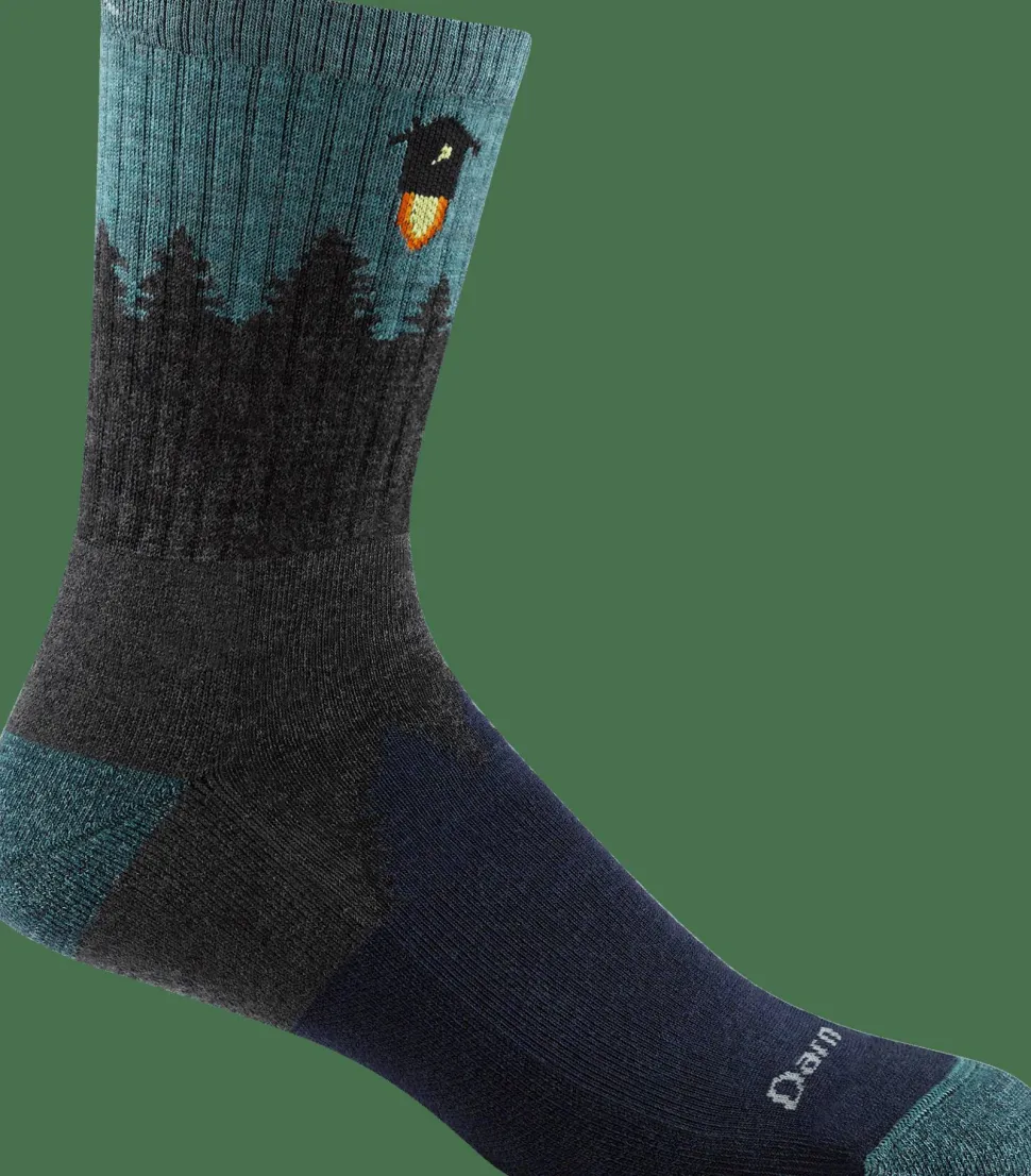 Darn Tough Men's Number 2 Micro Crew Midweight Hiking Sock Gray