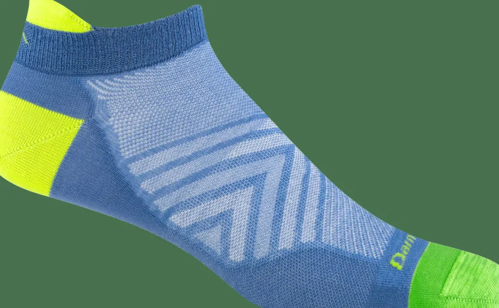 Darn Tough Men's Run No Show Tab Ultra-Lightweight Surf