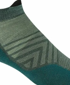 Darn Tough Men's Run No Show Tab Ultra-Lightweight with Cushion Teal
