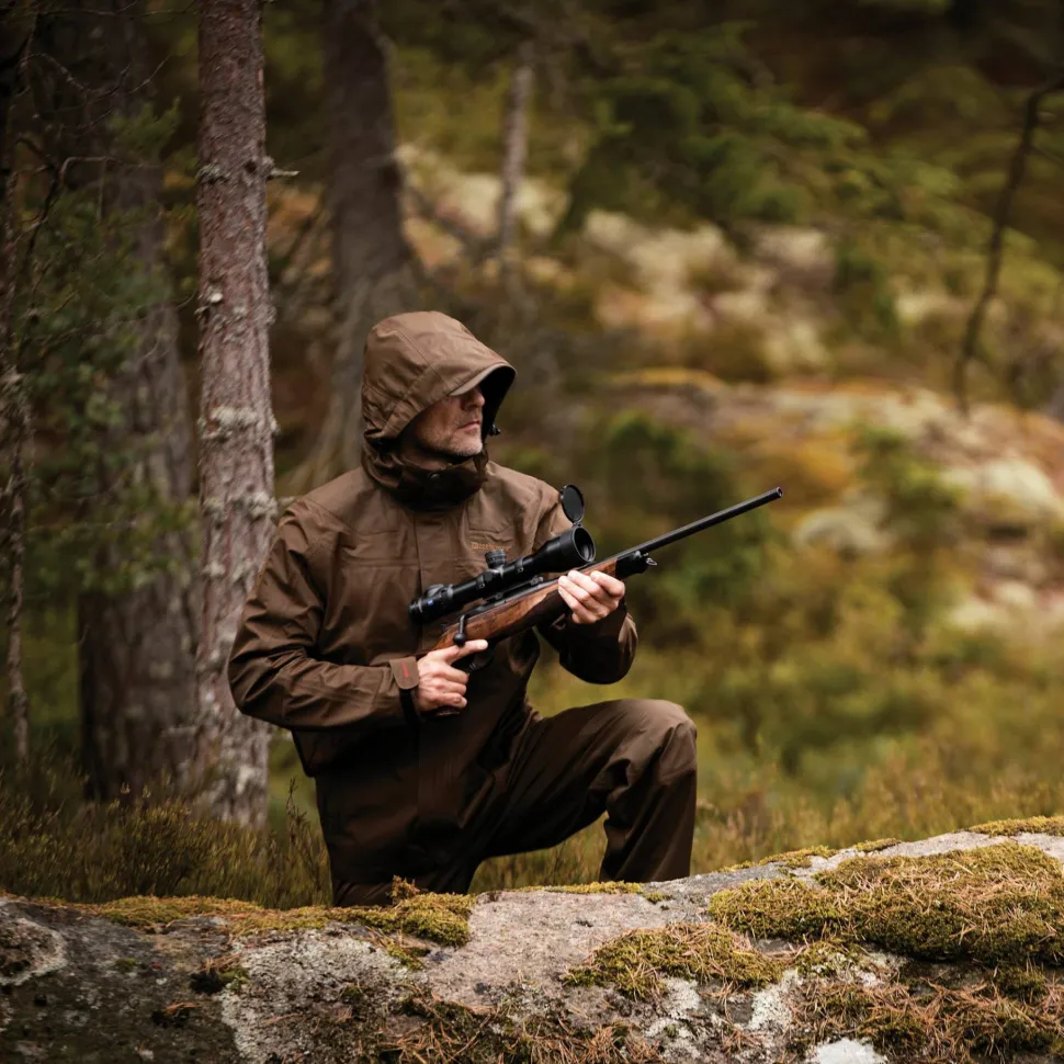 Deerhunter Men's Track Rain Trousers Canteen