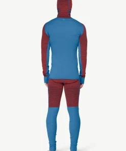 Devold Men's Tuvegga Merino Hoodie Cayenne