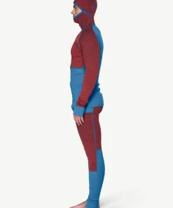 Devold Men's Tuvegga Merino Hoodie Cayenne