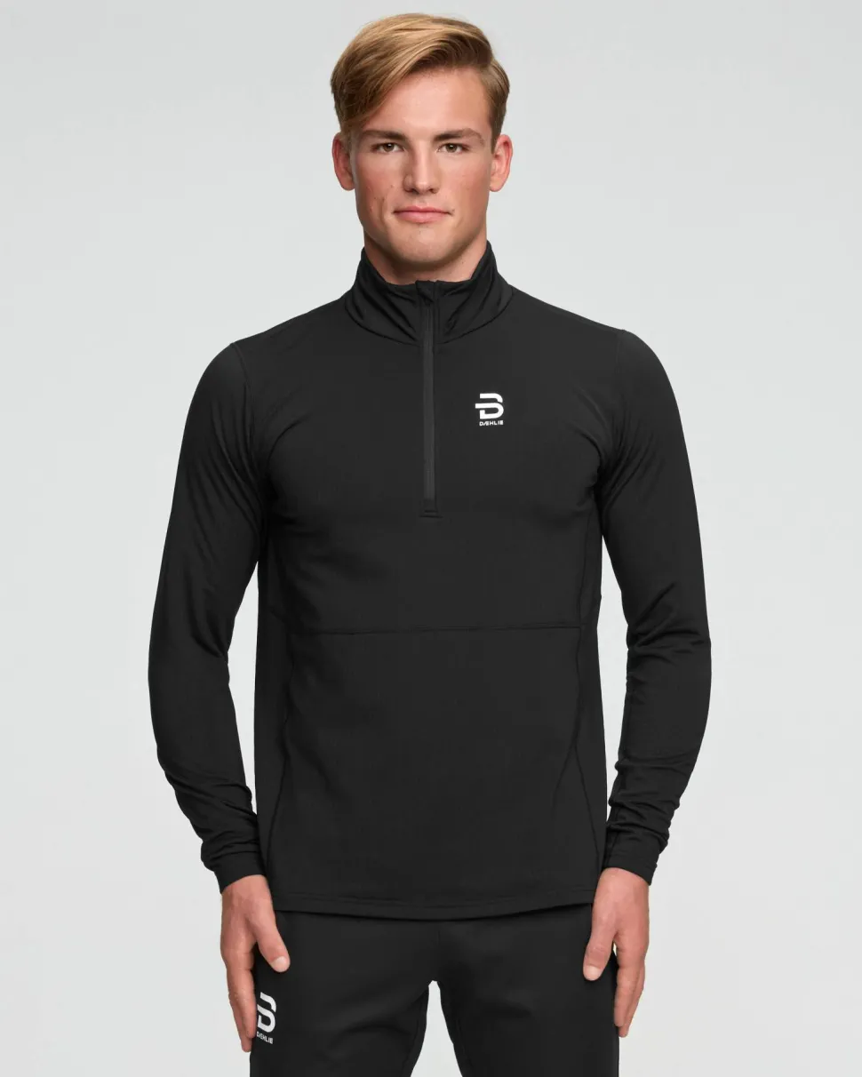 Dæhlie Men's Half Zip Pace Black