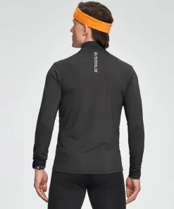 Dæhlie Men's Half Zip Tempo Obsidian