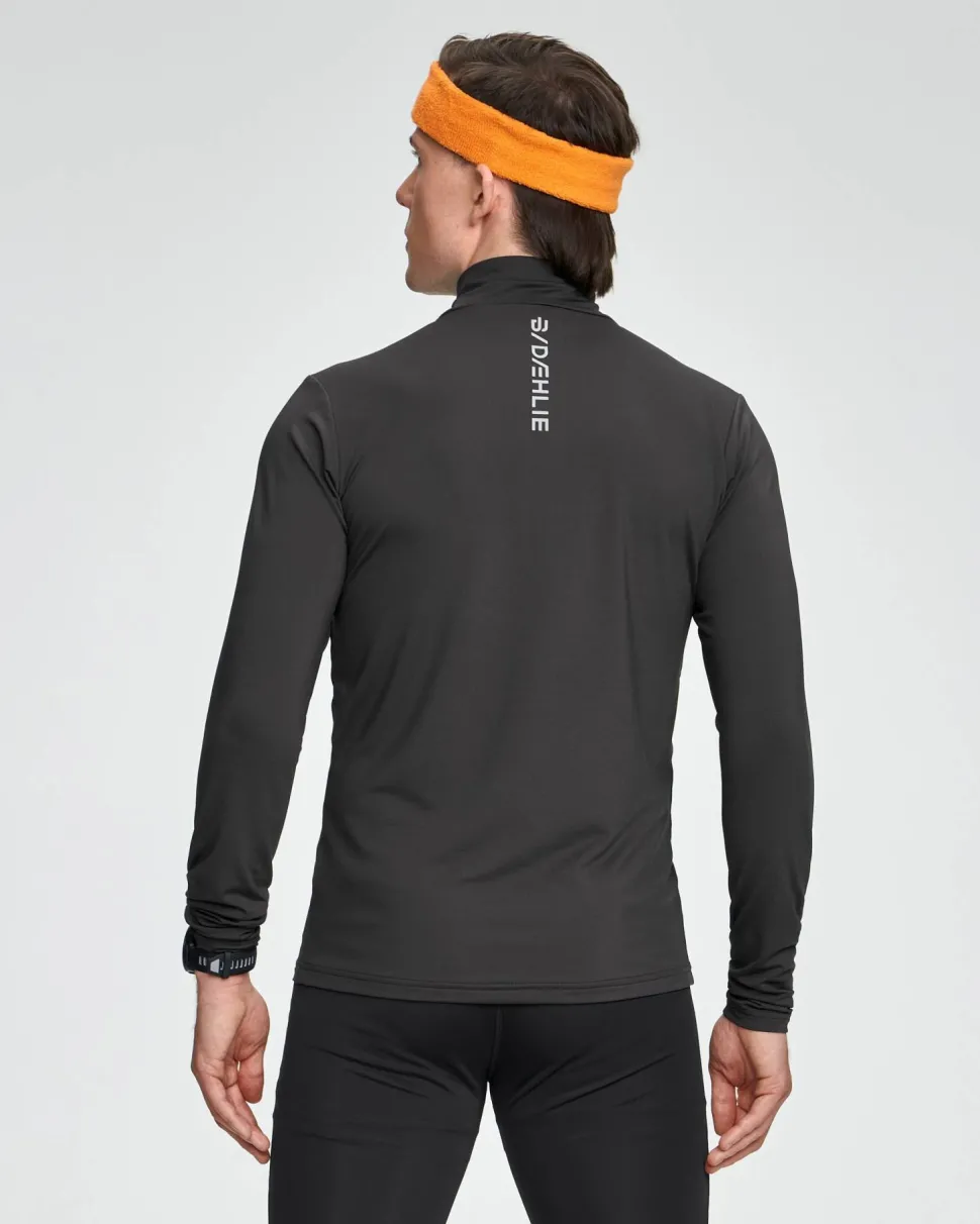 Dæhlie Men's Half Zip Tempo Obsidian