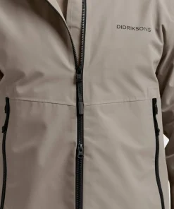 Didriksons Men's Biak Jacket Ash Brown
