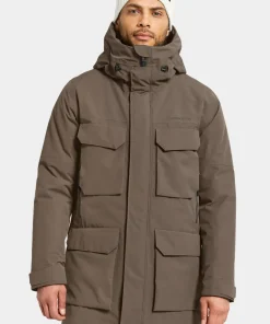 Didriksons Men's Drew Parka 8 Mocha Brown