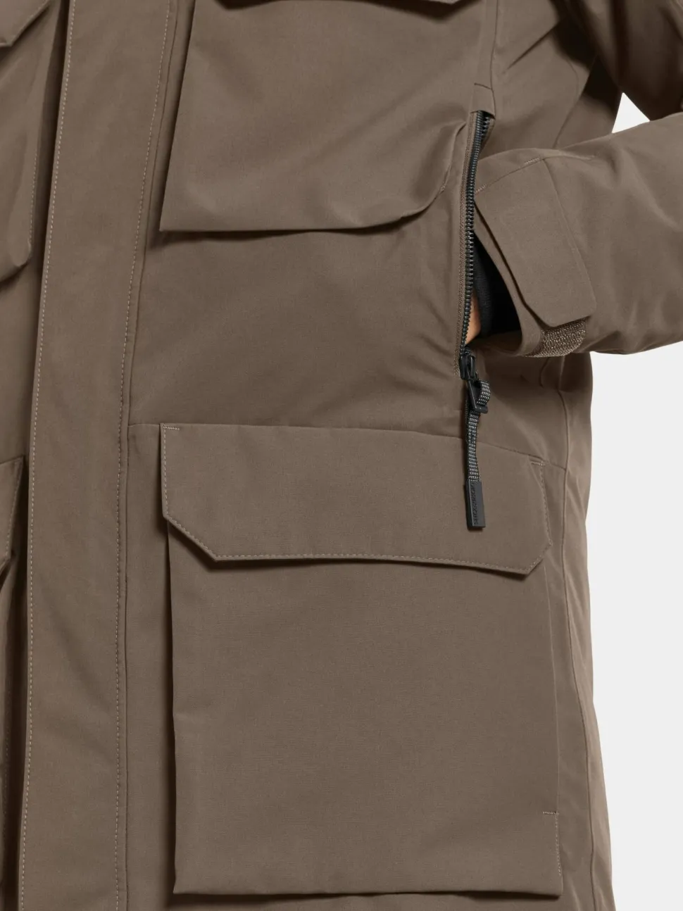 Didriksons Men's Drew Parka 8 Mocha Brown