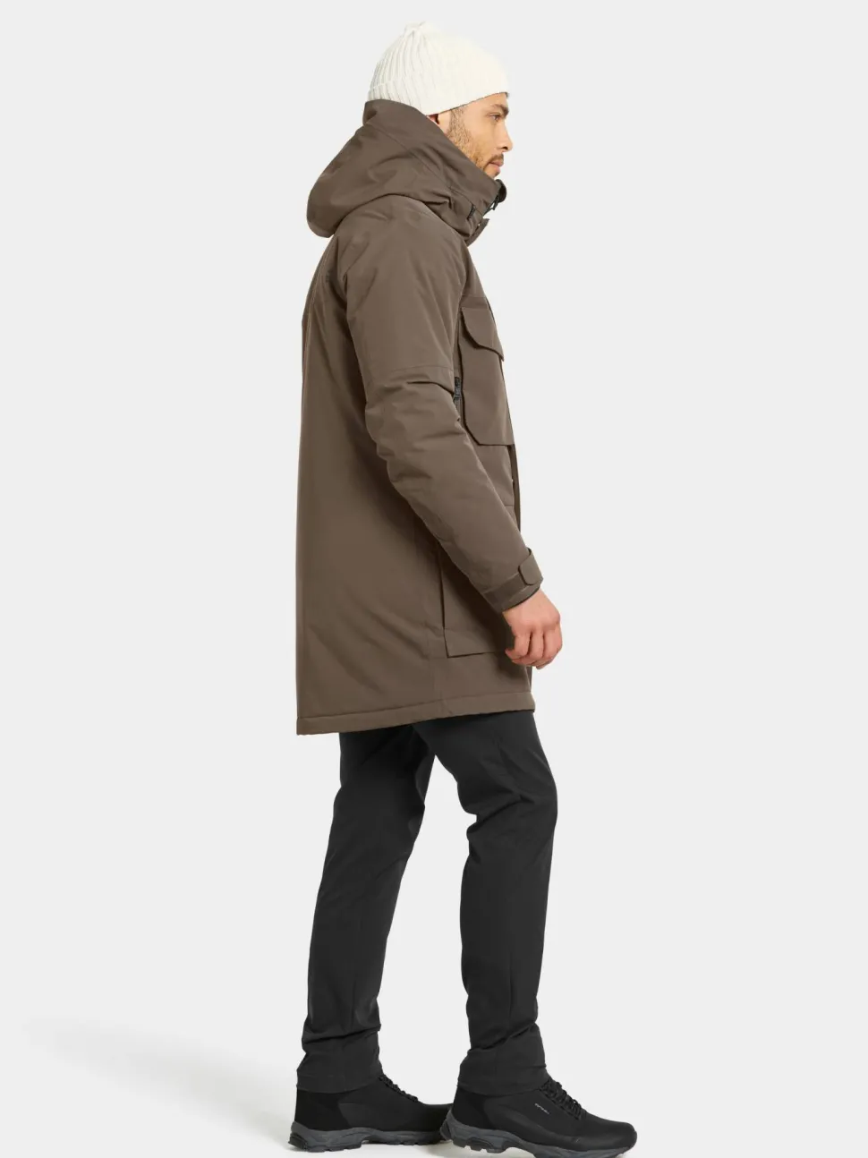 Didriksons Men's Drew Parka 8 Mocha Brown