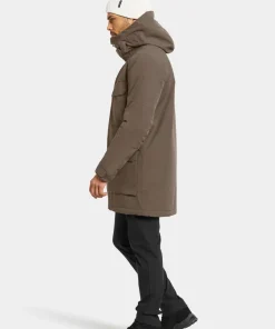 Didriksons Men's Drew Parka 8 Mocha Brown