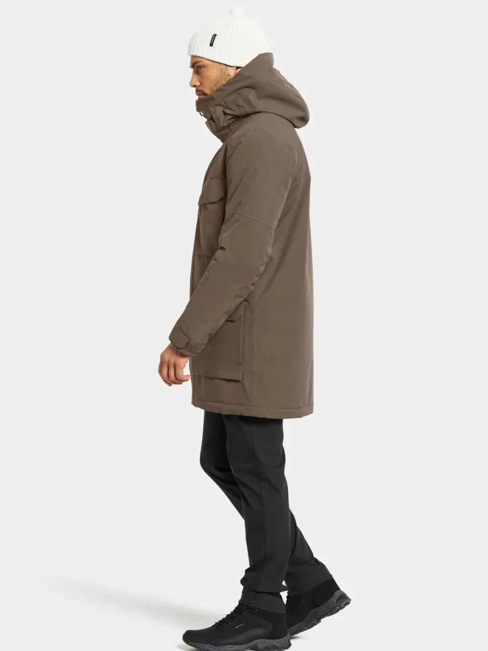 Didriksons Men's Drew Parka 8 Mocha Brown