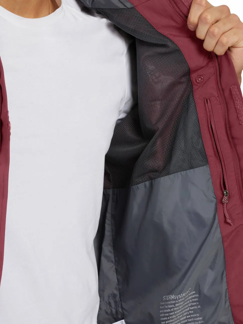 Didriksons Men's Grit Jacket 3 Anemon Red