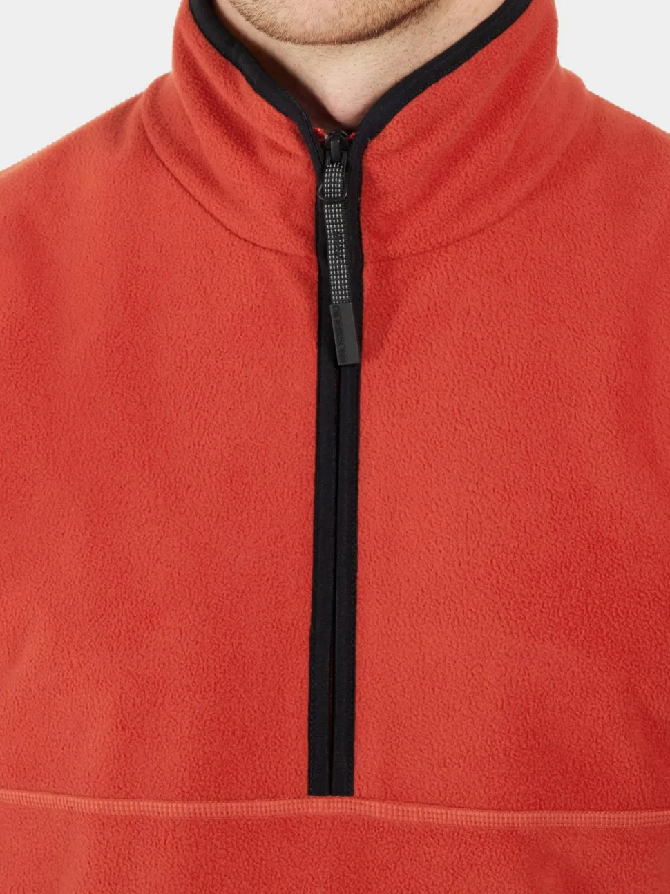 Didriksons Men's Hannes Half Zip Ochre Red