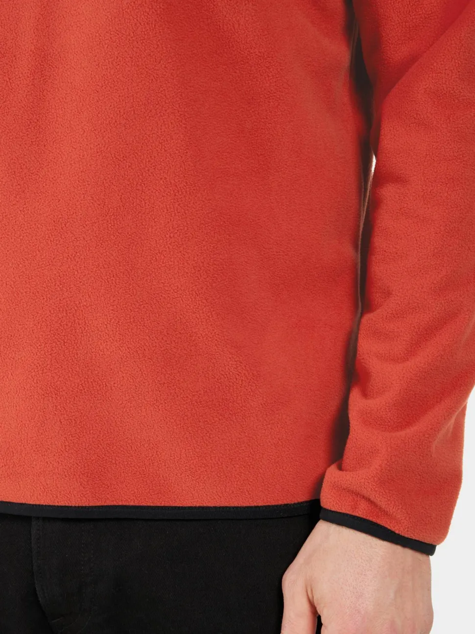 Didriksons Men's Hannes Half Zip Ochre Red