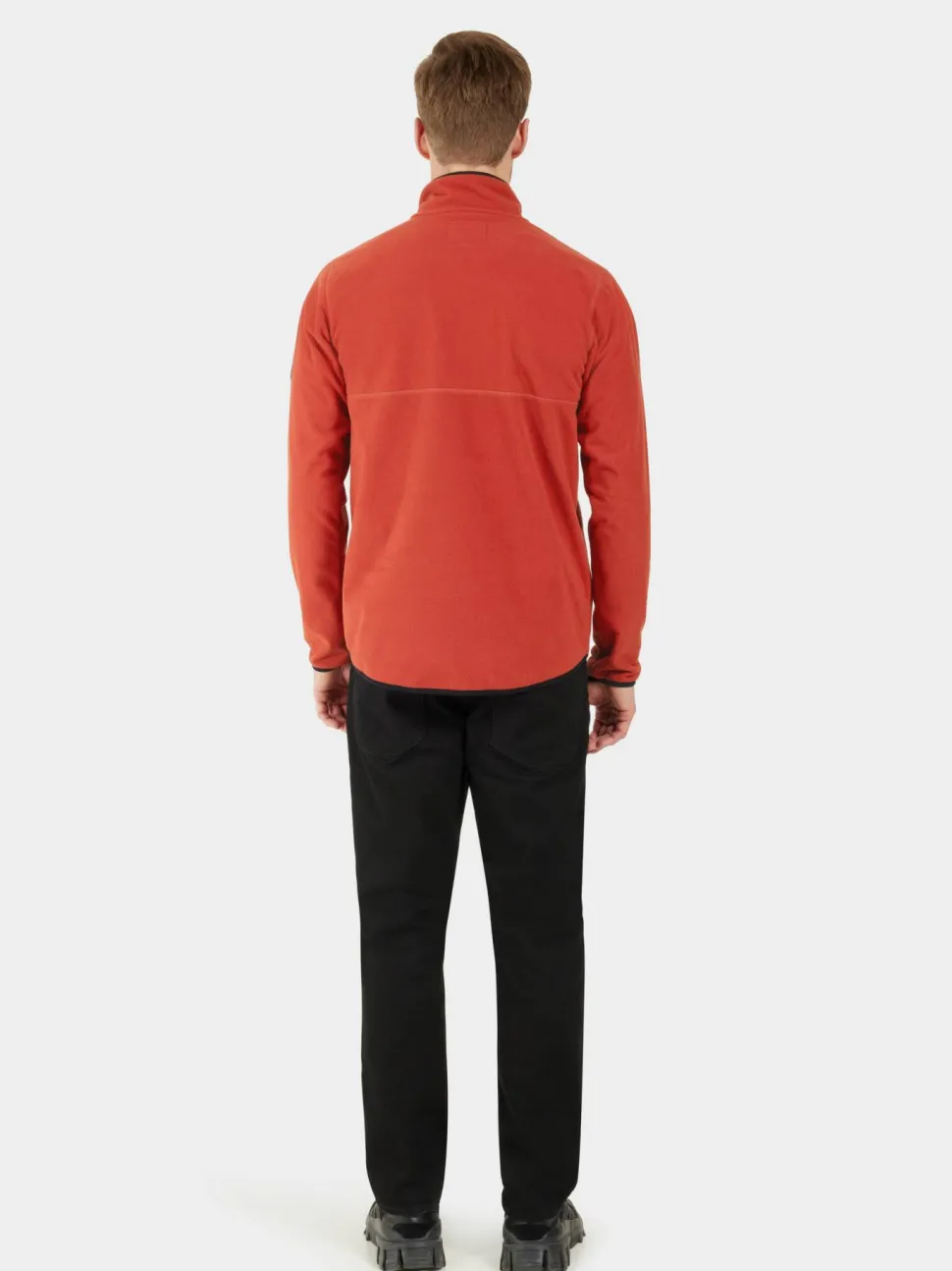 Didriksons Men's Hannes Half Zip Ochre Red
