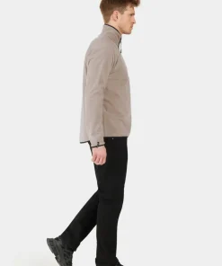 Didriksons Men's Hannes Half Zip Ash Brown