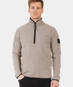 Didriksons Men's Hannes Half Zip Ash Brown