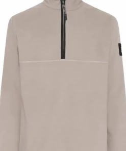 Didriksons Men's Hannes Half Zip Ash Brown