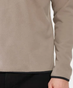 Didriksons Men's Hannes Half Zip Ash Brown