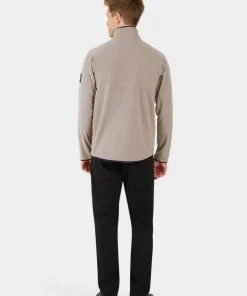 Didriksons Men's Hannes Half Zip Ash Brown