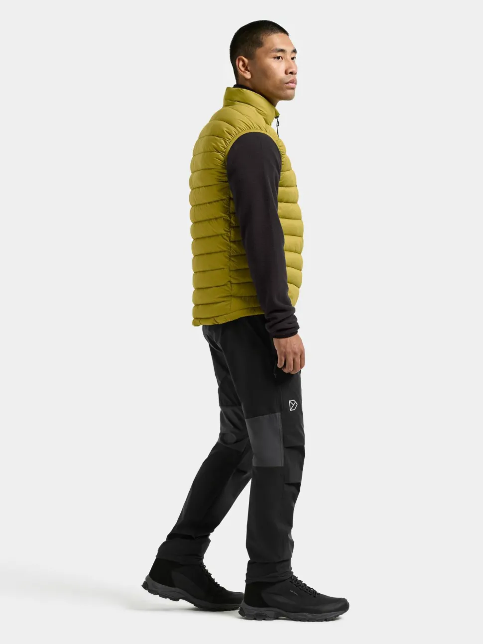 Didriksons Men's Marino Vest Yellow Pollen